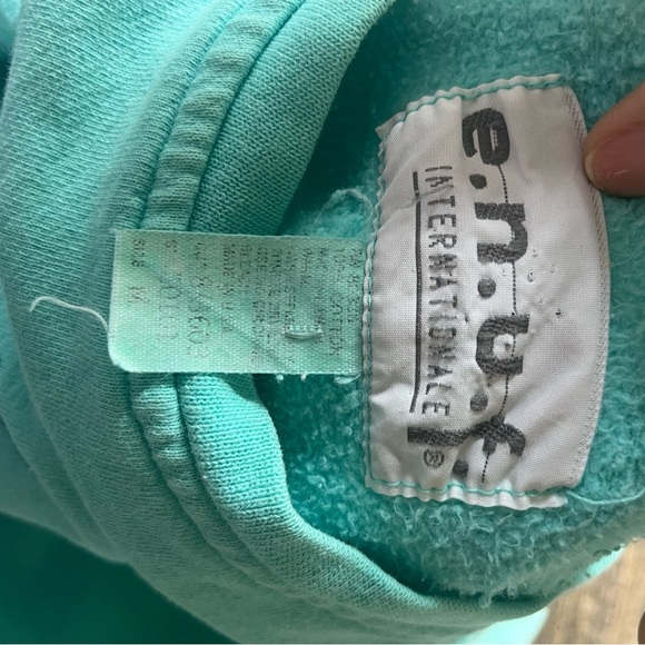 Vintage 1990s E.N.U.F Embroidered Crewneck Sweatshirt Made In USA Size M - Picture 5 of 12